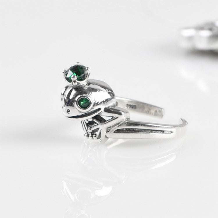 Crown Frog ring