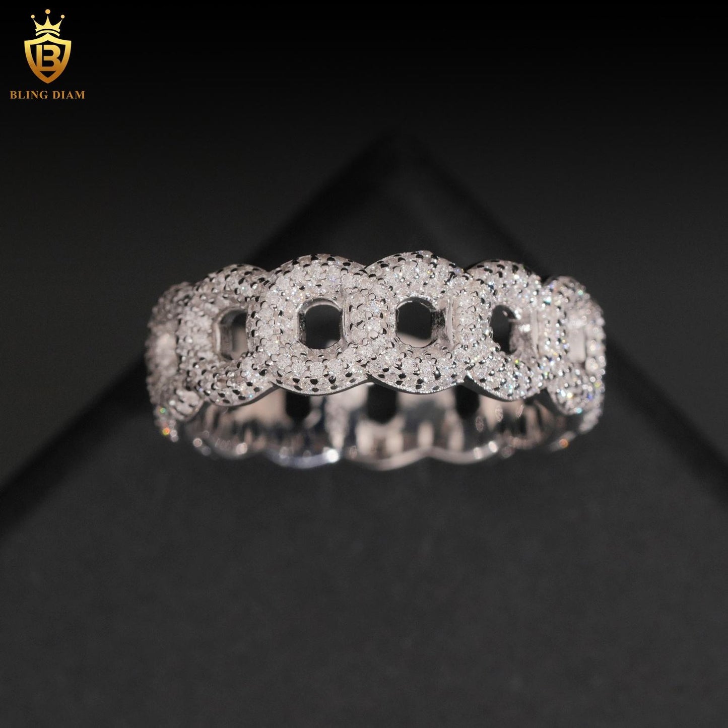 S925 moissanite ring