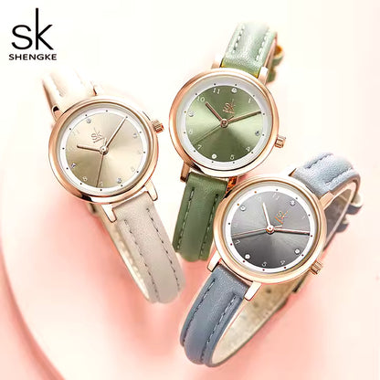 White and Rose Gold Watch