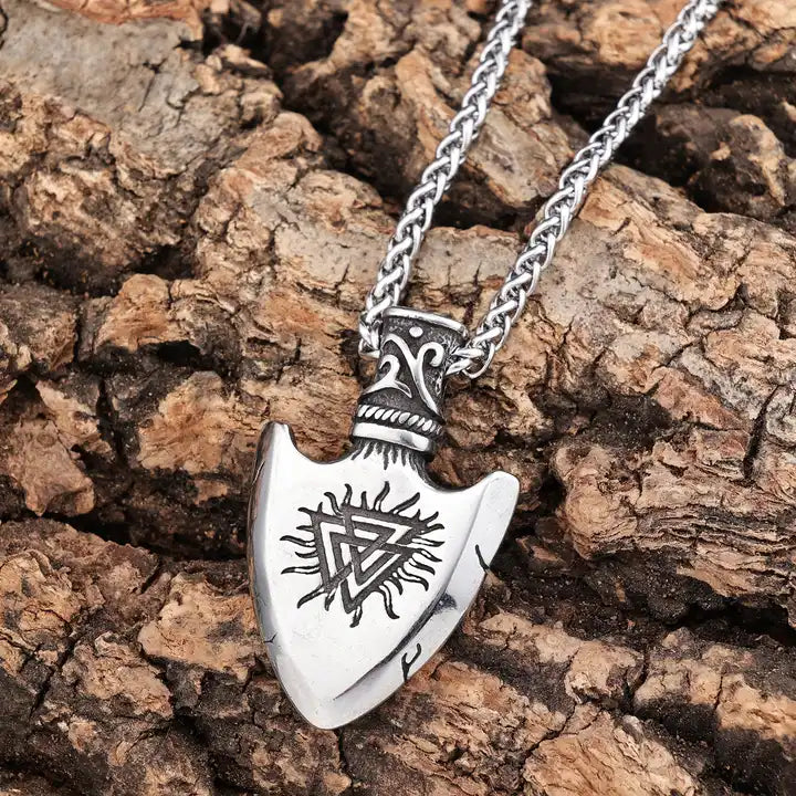 Spearhead Valknut Pendant