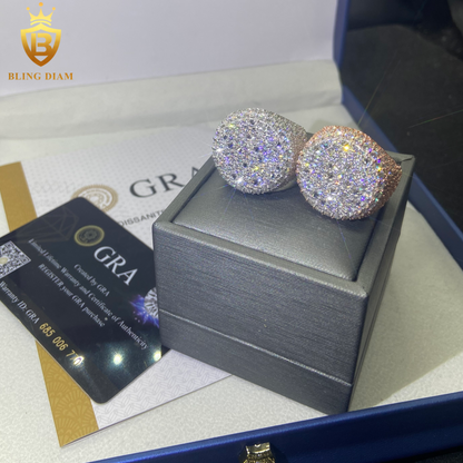 Round brilliant moissanite ring