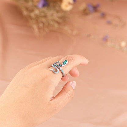 Oil Drop Cobra Ring