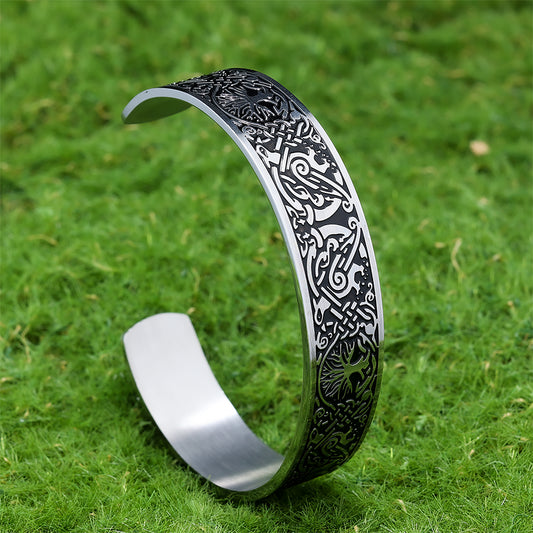 Tree of Life Bracelet Raven Talisman Bracelet