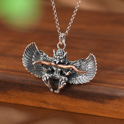 Roc Bird Snake Necklace