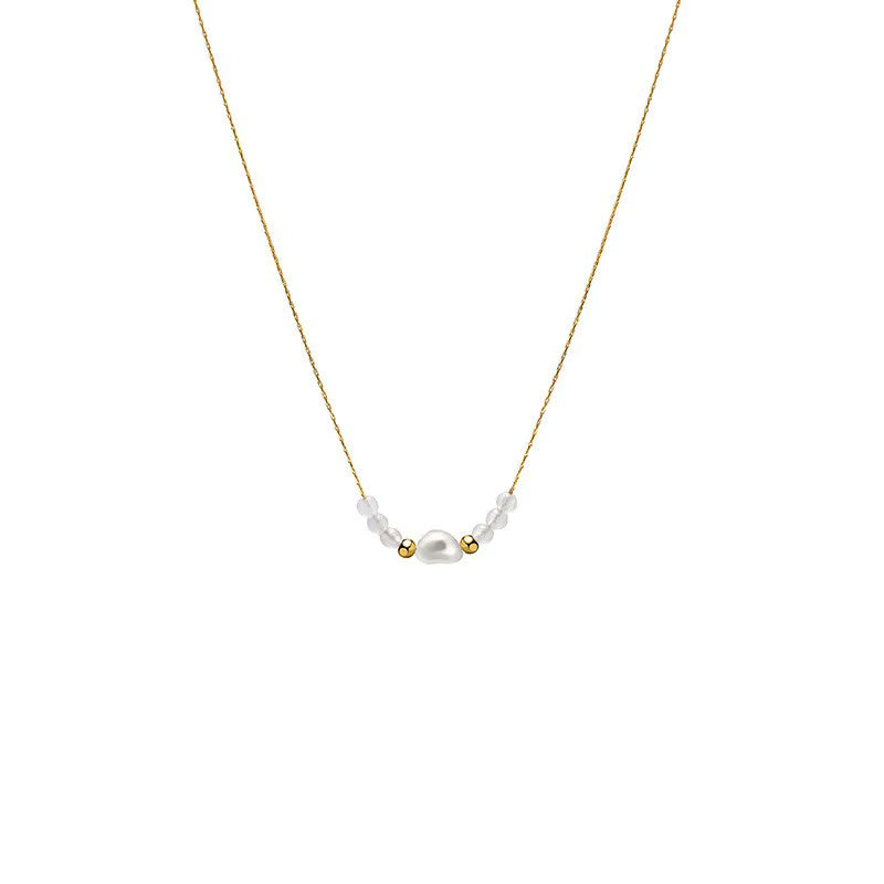Star White Shell Pendant Necklace