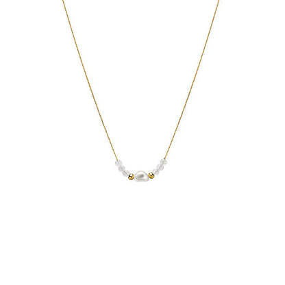 Star White Shell Pendant Necklace