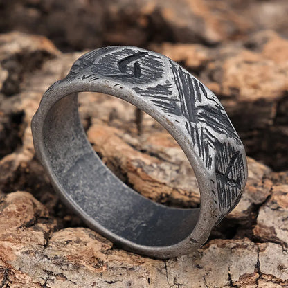 Runic Silver Ring