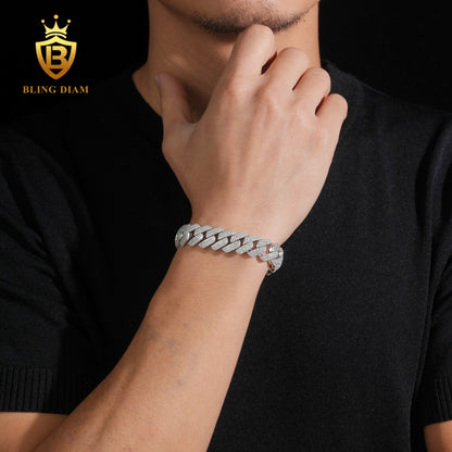 Moissanite Cuban Bracelet