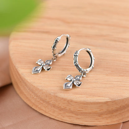 Cross Pendant Earrings