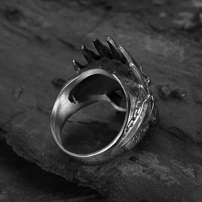 Skull Crown Ring