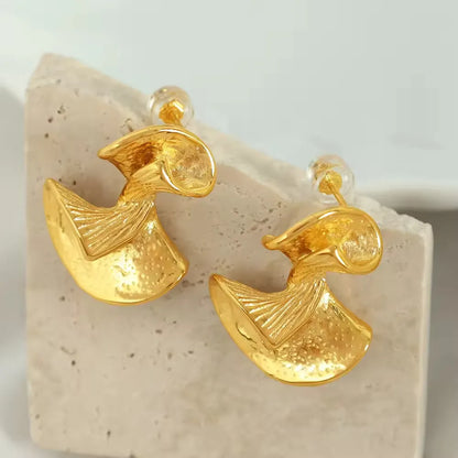 Ginkgo Leaf Earrings