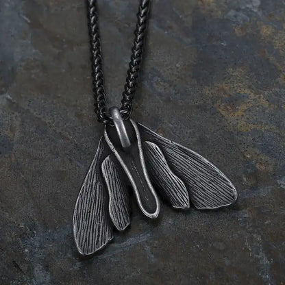 Moth Pendant Necklace