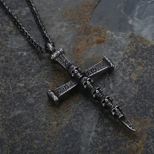 skulls cross Necklace