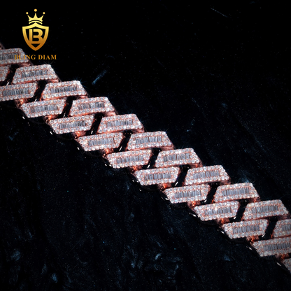 Rose Gold Cuban Link Bracelet