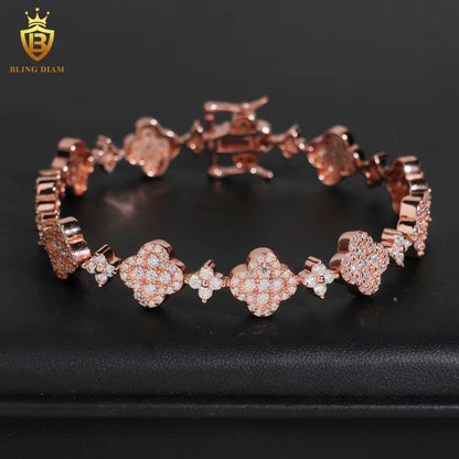 Luxury Four-Leaf Clover Bracelet