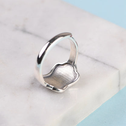 Flower Opening Adjustable Ring