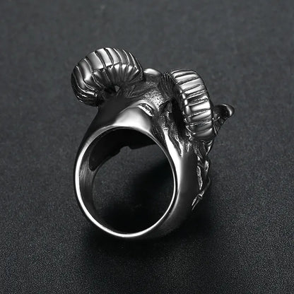 Satanic goat Ring