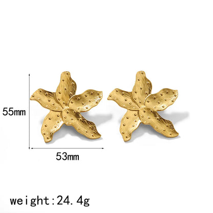 Leaf Flower Earrings