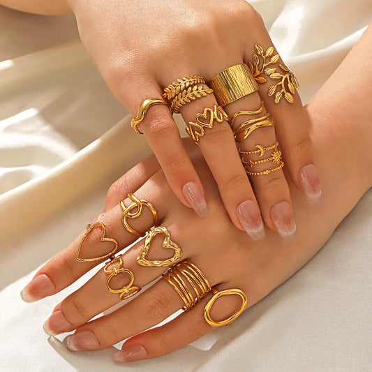 Gold Stack Rings
