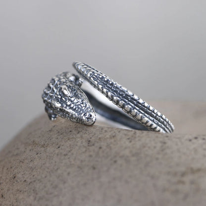 Bold Alligator Ring