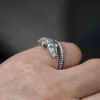 Bold Alligator Ring