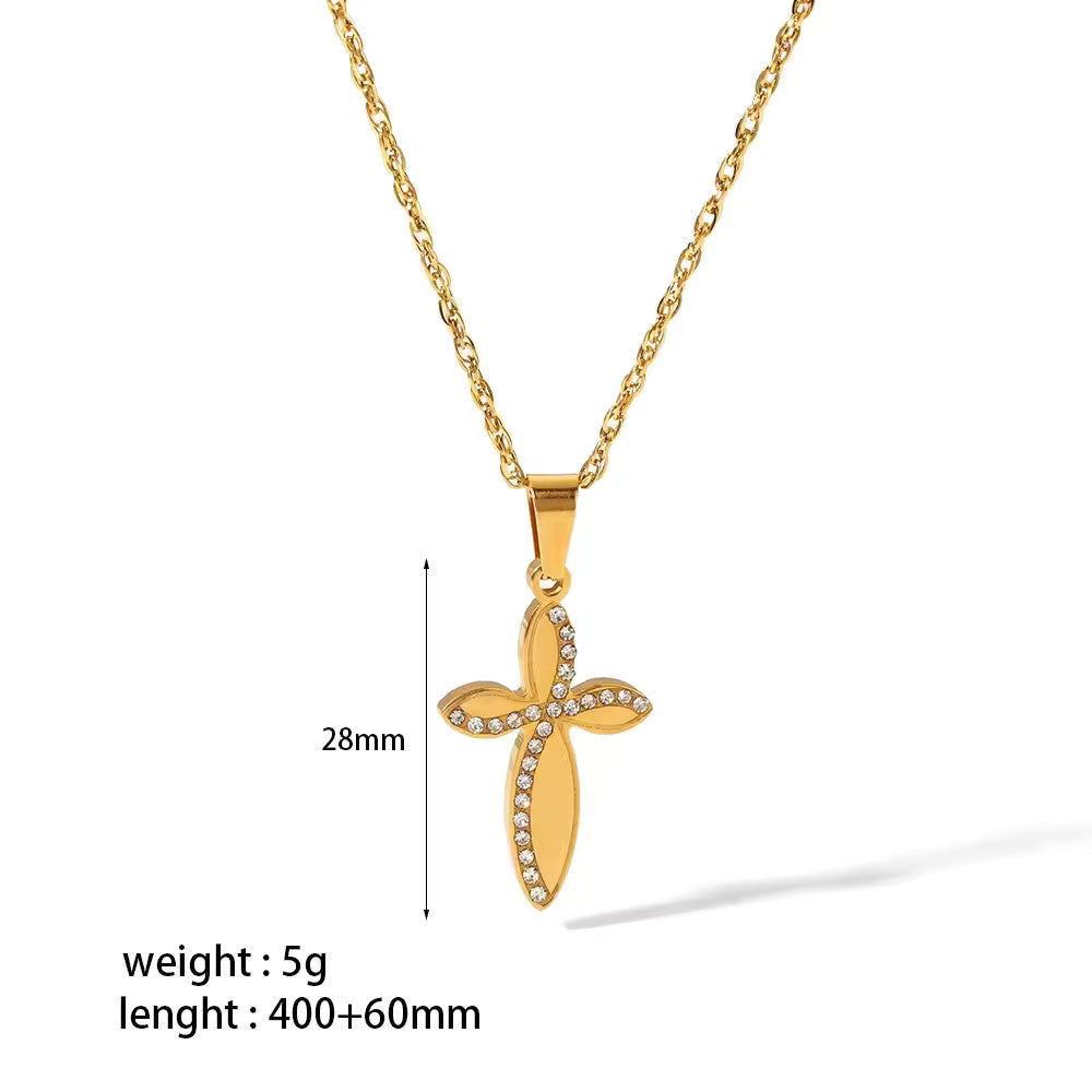 Gold Cross Necklaces