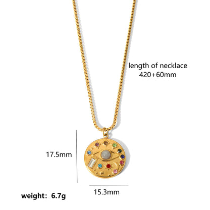 Gold Cosmos Necklace