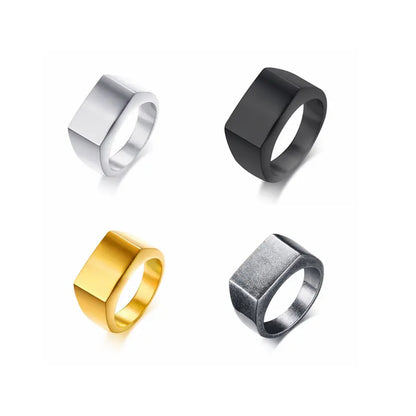 Rectangle Signet ring