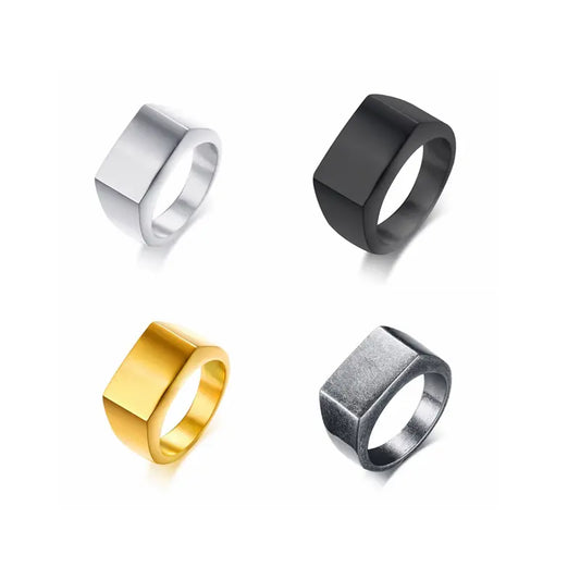 Rectangle Signet ring