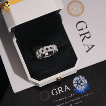 S925 moissanite ring
