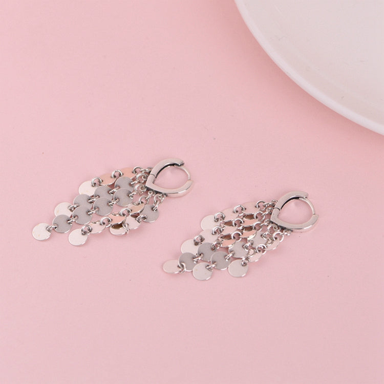 Heart Tassel Earrings