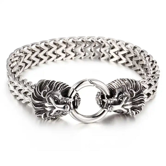 lion Head Locking bracelet
