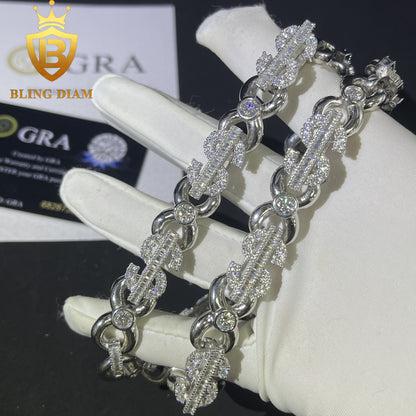 13mm Infinity US Dollar Link Chain