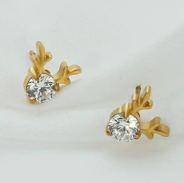 Deer Antler Earrings