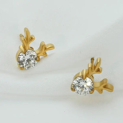 Deer Antler Earrings