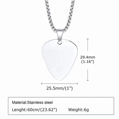 Guitar Pick Pendant