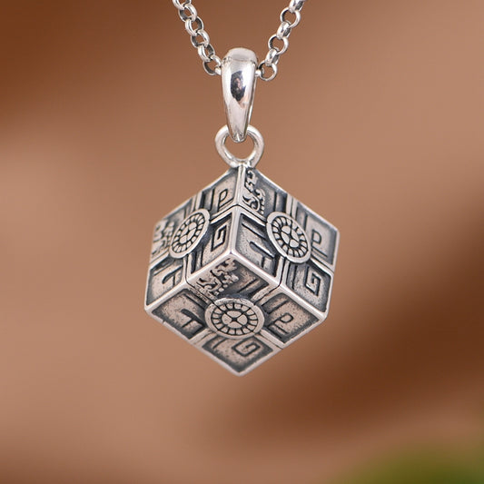 Distinctive Design Square Necklace