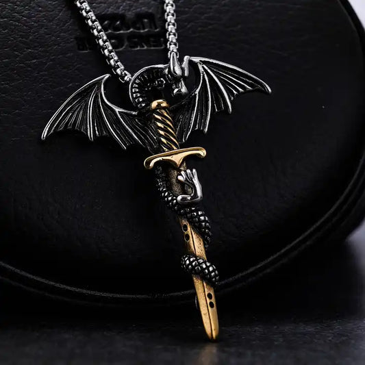Sword Dragon Necklace