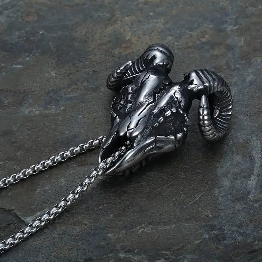 Satan Goat Head Necklace