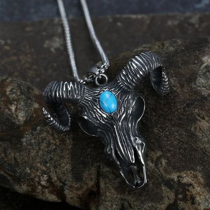 Ram Skull Pendant