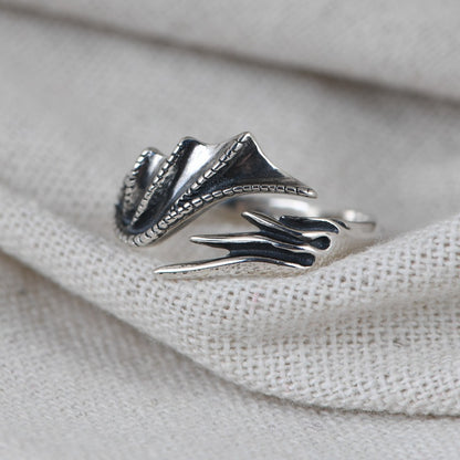 Winged Silver Ring