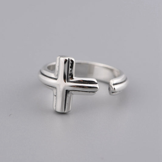 Cross Adjustable ring