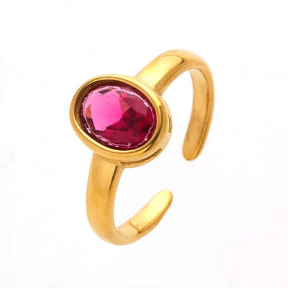 Oval Round Rings