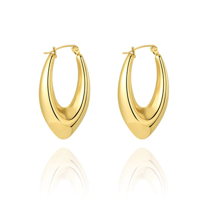 Hoops Geometric Earrings