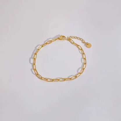 Flat Snake Chain Herringbone Bracelet