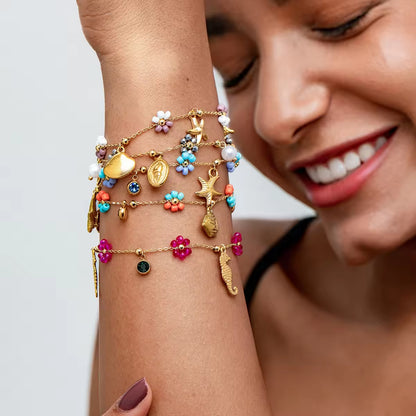 Marine Life Shape Pendant Bracelet