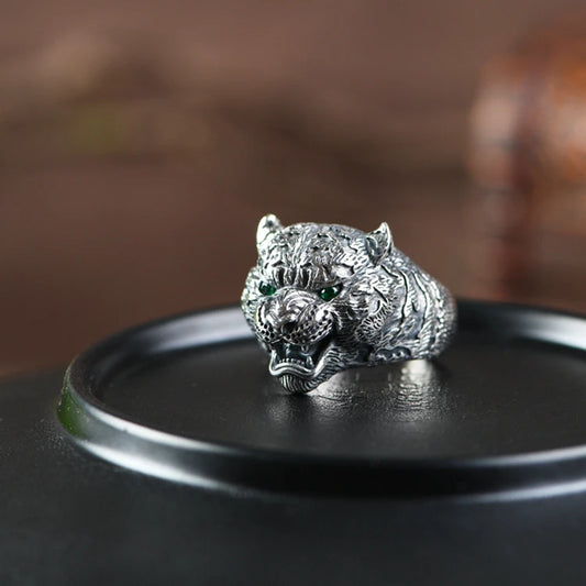 Thai Silver Tiger Ring