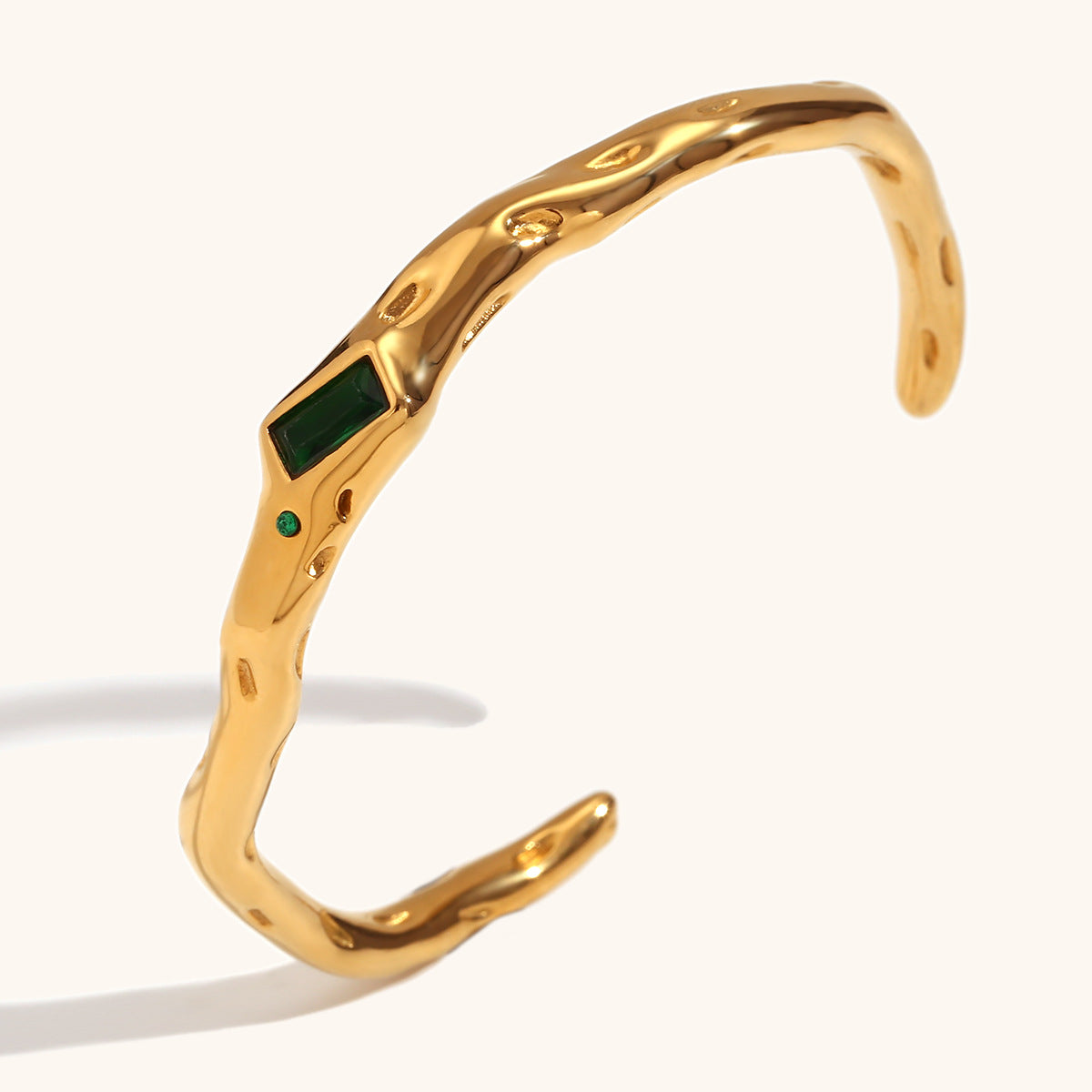 Twisted Hammered Bracelet