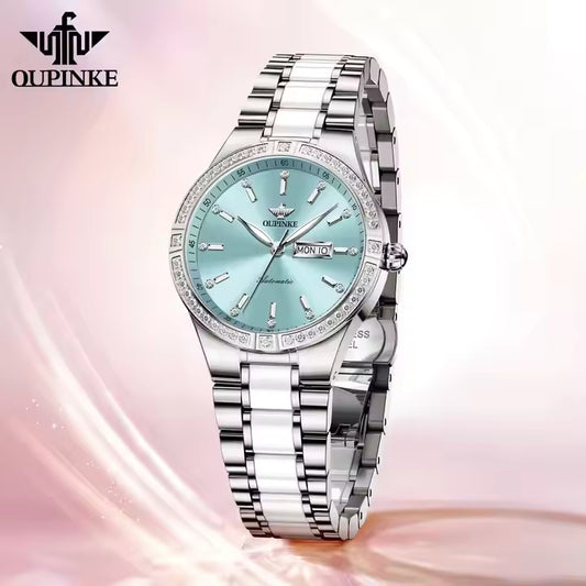 Light Blue and Silver Watch