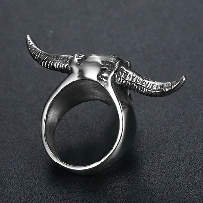 Bull Head Ring
